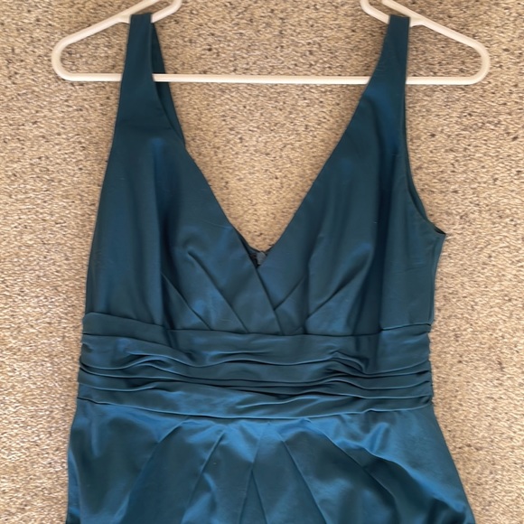 Teal blue bridesmaid dress - Picture 2 of 4